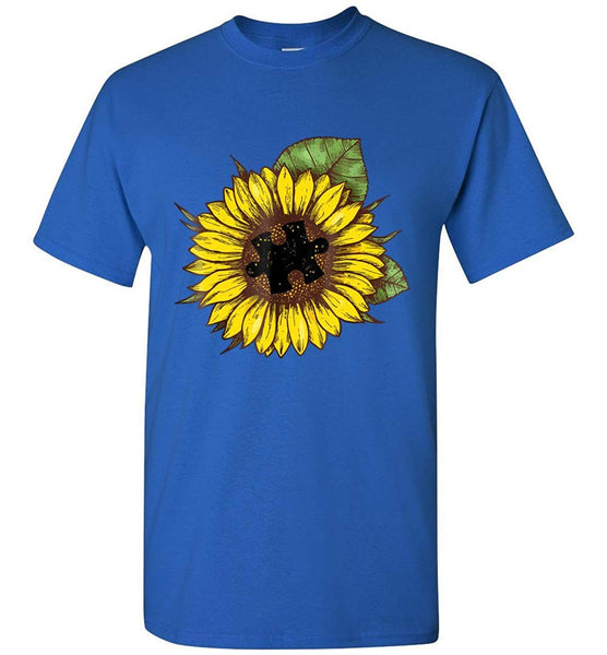 Sunflower Autism Awareness Autism Tshirt
