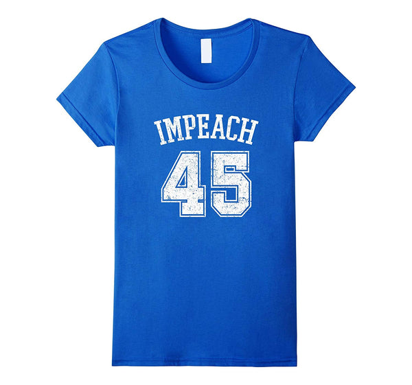 Impeach 45 T-shirt Anti-Trump Distressed Design