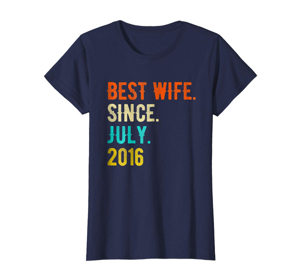 Womens Best Wife Since July 2016 2nd Wedding Anniversary Gifts