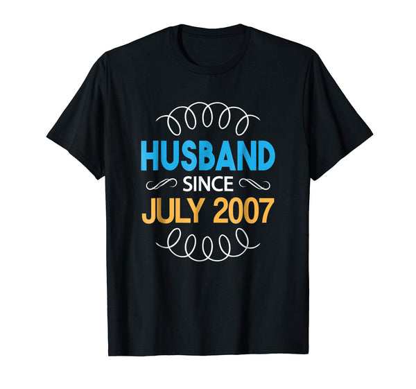 Mens Best Husband Since July 2007, 11 th Wedding Anniversary Gift