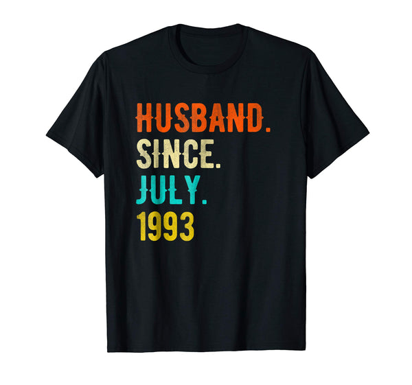 Mens Best Husband Since July 1993 25th Wedding Anniversary Gifts