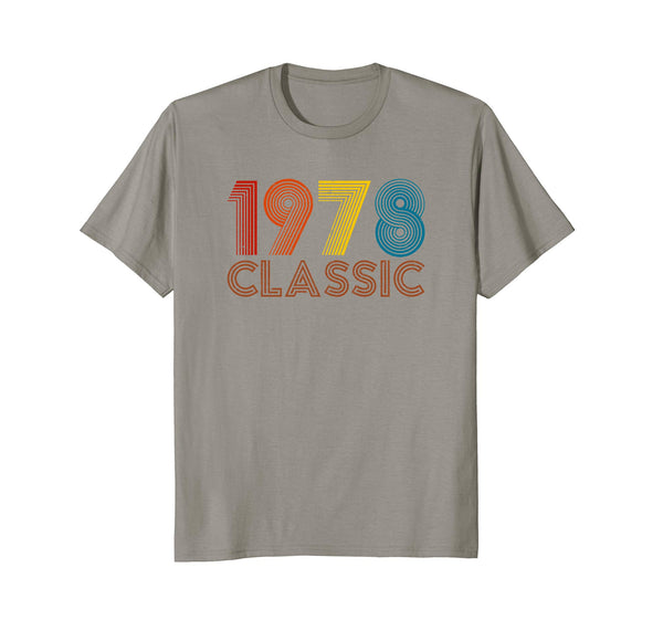40th Birthday Gift Vintage 1978 T-Shirt For Men and Women