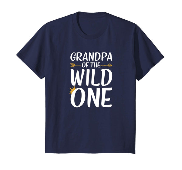 Grandpa Of The Wild One Thing Shirt Mens 1st Birthday Gift