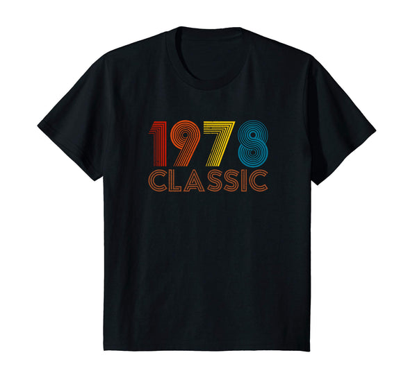 40th Birthday Gift Vintage 1978 T-Shirt For Men and Women