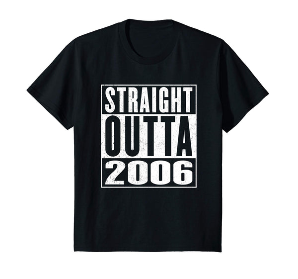 Straight Outta 2006 T-Shirt Vintage 12th Birthday Gift Shirt