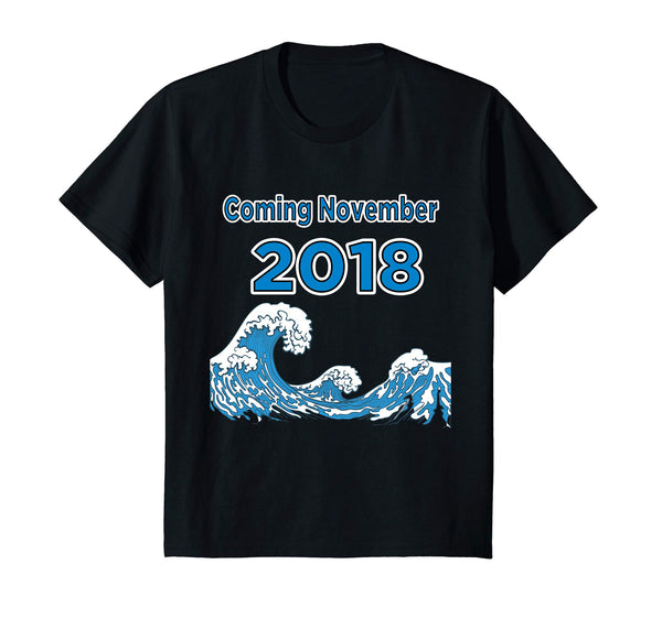 Big Blue Wave Vote Democrat Midterm Election 2018