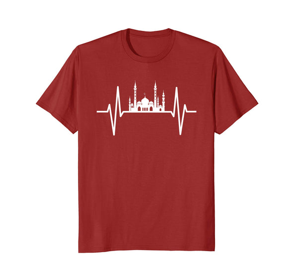 Muslim Islam Heartbeat Islamic Mosque Ramadan Kareem Shirt