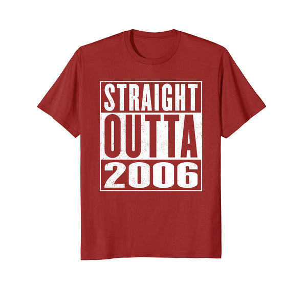 Straight Outta 2006 T-Shirt Vintage 12th Birthday Gift Shirt