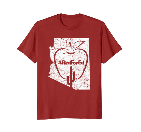 Vintage Red for Ed Arizona Teacher T-Shirt Women Men Kids