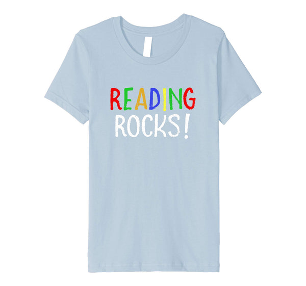 Reading Rocks! T Shirt funny teacher student cute school tee