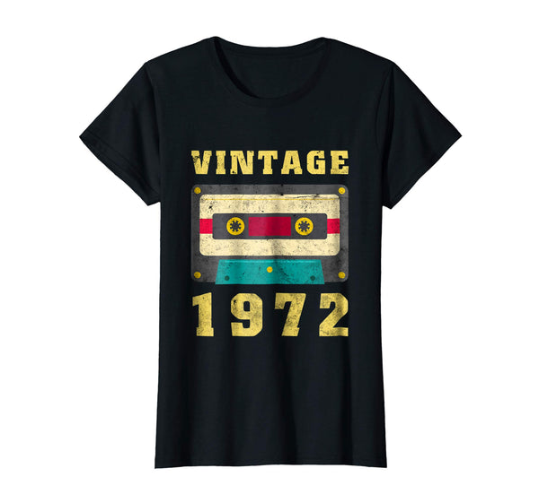 46th Birthday Gift Vintage 1972 Year Old Mixtape T-Shirt