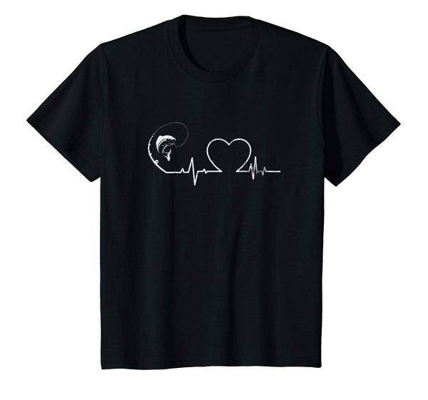 Heartbeat Fishing Funny Cool Fisherman Rod Fish Shirt