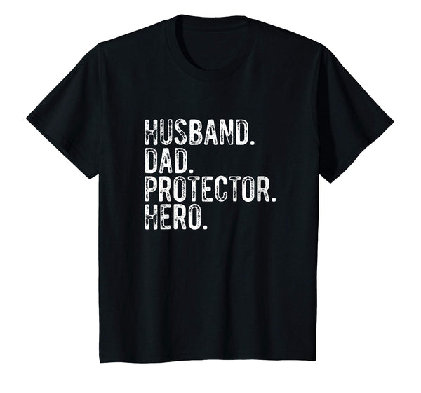 Husband Dad Protector Hero Shirt Funny Dad T-Shirt Gift