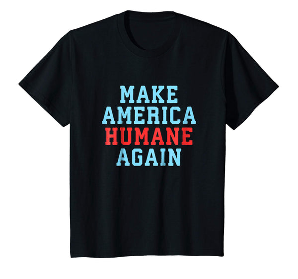 Make America Humane Again Political Protest US Flag Shirt