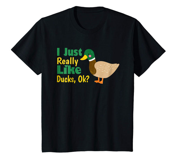 I Just Really Like Ducks Ok Funny Kids Birthday Shirt Gift