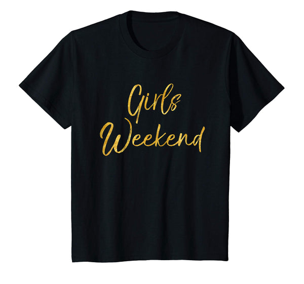 Girls Weekend Shirt Gold Matching Vacation Trip Shirts Women