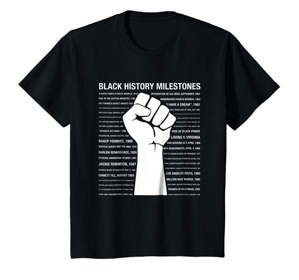 Black History Milestones Shirt - Black History Month TShirt