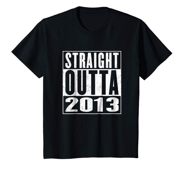 Straight Outta 2013 Shirt Vintage 5th Birthday Gift Kids