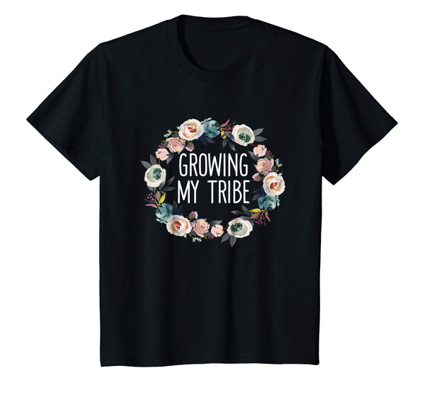 Growing My Tribe T Shirt Funny New Mom Pregnancy Gift