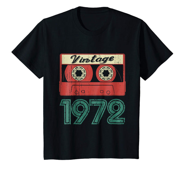 46th Birthday Gift Vintage 1972 Year Old Mixtape T-Shirt