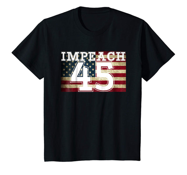 Patriotic Impeach 45 Anti-Trump Protest T-Shirt