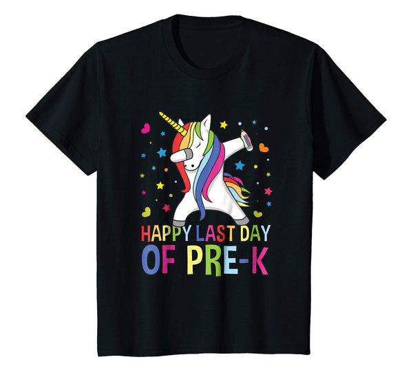 Happy Last Day Of Pre-K Teacher Student Grad Unicorn Shirt