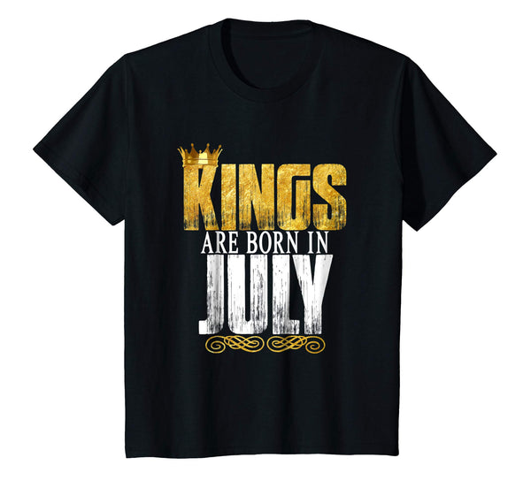 Kings Are Born In July Novelty Shirt Men's Birthday Gift