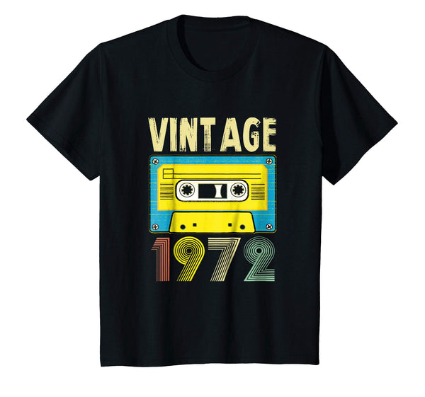 46th Birthday Gift Vintage 1972 Year Old Mixtape Tees