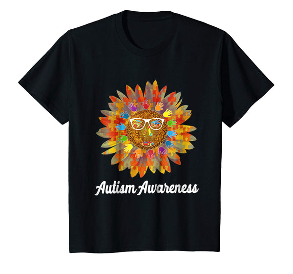 Autism Awareness Sunflower Gift For Autism Supports T-shirt
