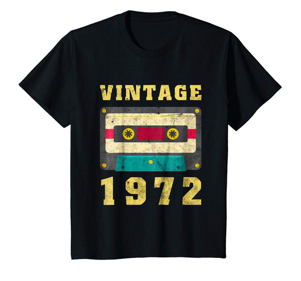 46th Birthday Gift Vintage 1972 Year Old Mixtape T-Shirt