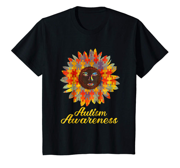 Autism Awareness Sunflower Gift For Autism Supports T-shirt