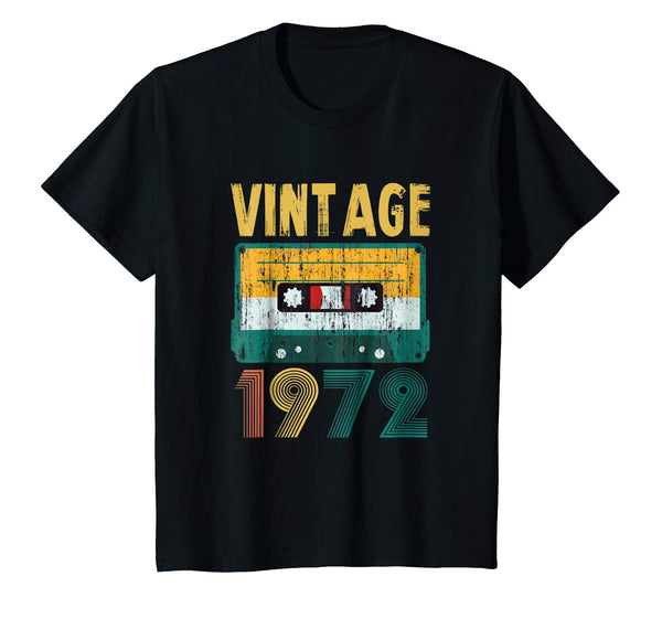 46th Birthday Gift Vintage 1972 Year Old Mixtape Tees