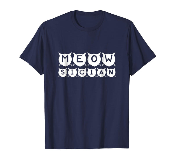Meowsician T Shirt A shirt for musicians who love cats