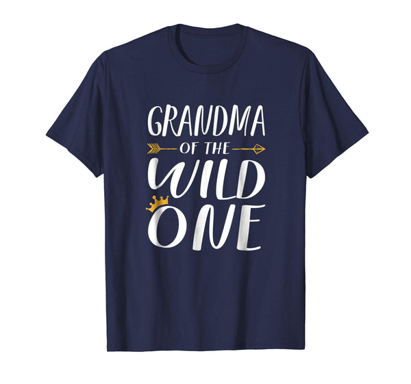 Funny Shirt Cute Grandma Of The Wild One Thing 1st Birthday