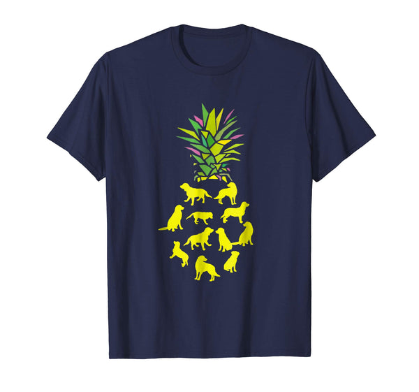 Golden Retriever Pineapple Awesome Tshirt