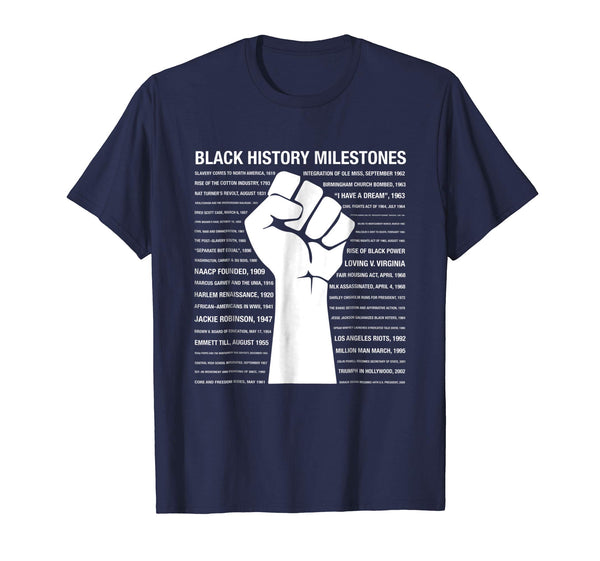 Black History Milestones Shirt - Black History Month TShirt