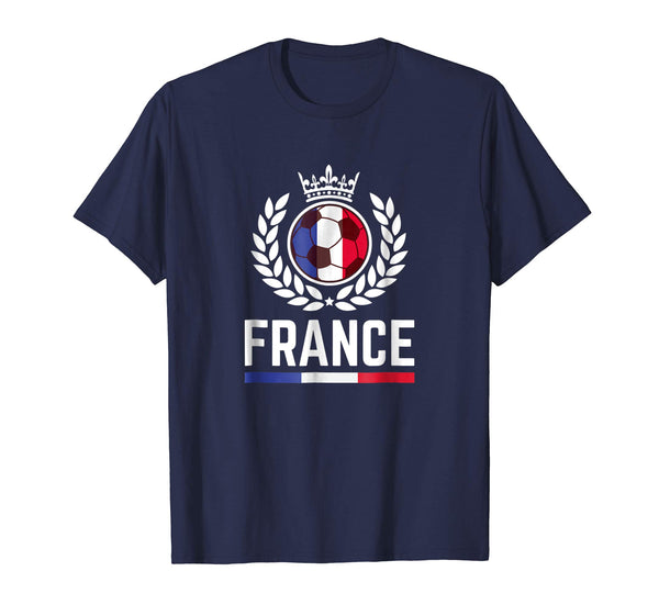 France Soccer Jersey 2018 French Flag Football Team Shirt