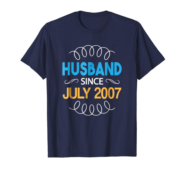 Mens Best Husband Since July 2007, 11 th Wedding Anniversary Gift