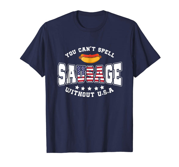 You can't spell sausage without usa T-shirt
