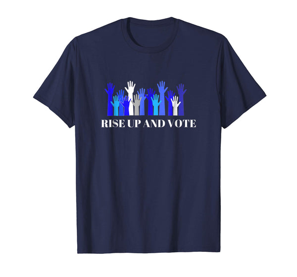 Blue Wave T Shirt Rise Up Vote Democrat Midterms 2018 Gift