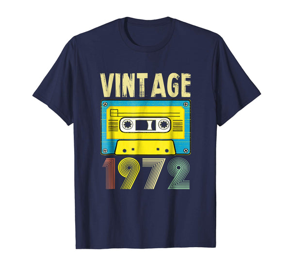 46th Birthday Gift Vintage 1972 Year Old Mixtape Tees