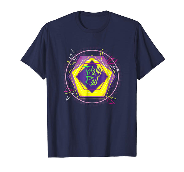 Totally Rad 80s Retro Vintage Neon 1980s Party Outfit Shirt
