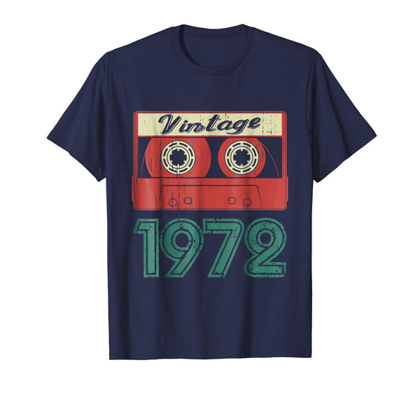 46th Birthday Gift Vintage 1972 Year Old Mixtape T-Shirt