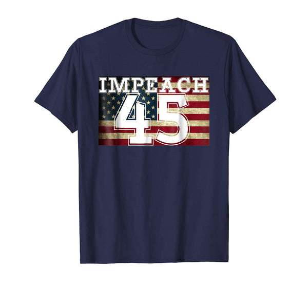 Patriotic Impeach 45 Anti-Trump Protest T-Shirt