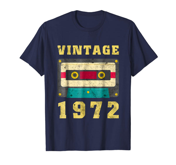 46th Birthday Gift Vintage 1972 Year Old Mixtape T-Shirt