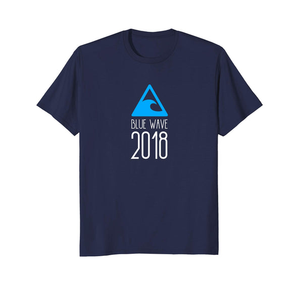 Blue Wave 2018 Shirt Tshirt with Blue Tsunami Warning