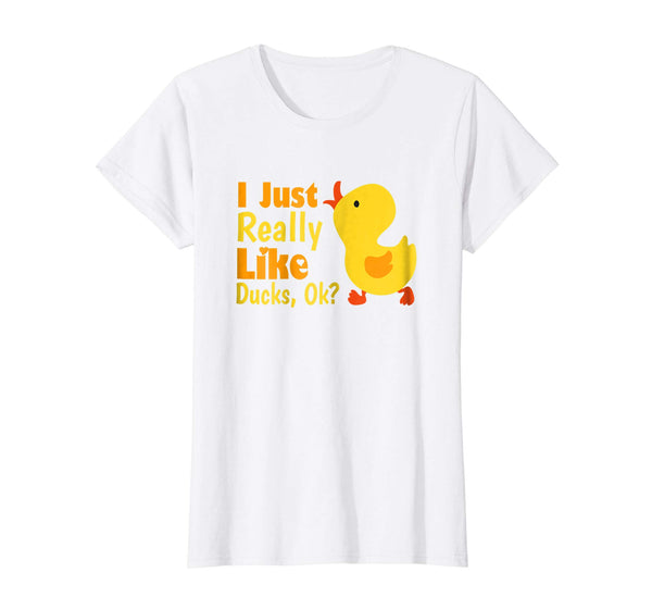 I Just Really Like Ducks Ok Funny Kids Birthday Shirt Gift