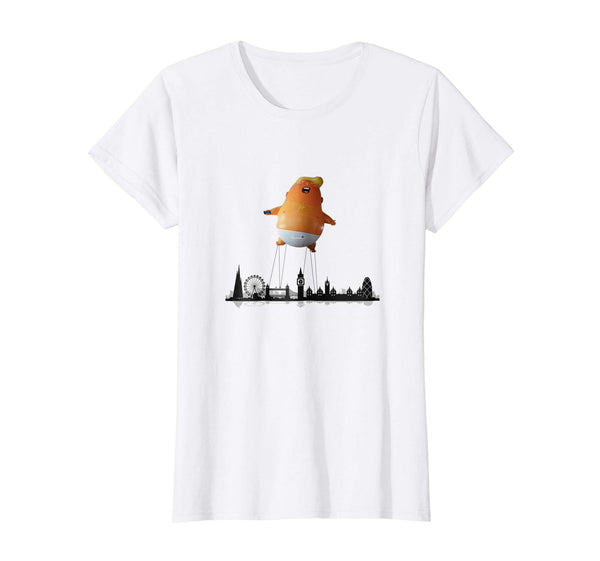 Welcome To London Funny Baby Trump Crying Ballon T Shirt