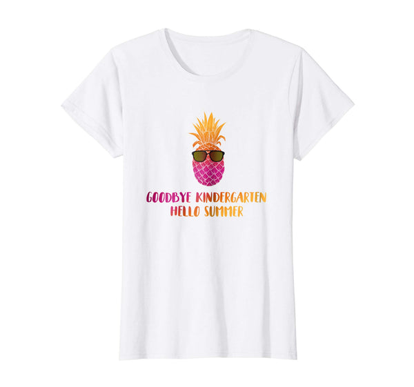 Last Day Teacher Shirt Goodbye Kindergarten Hello Summer