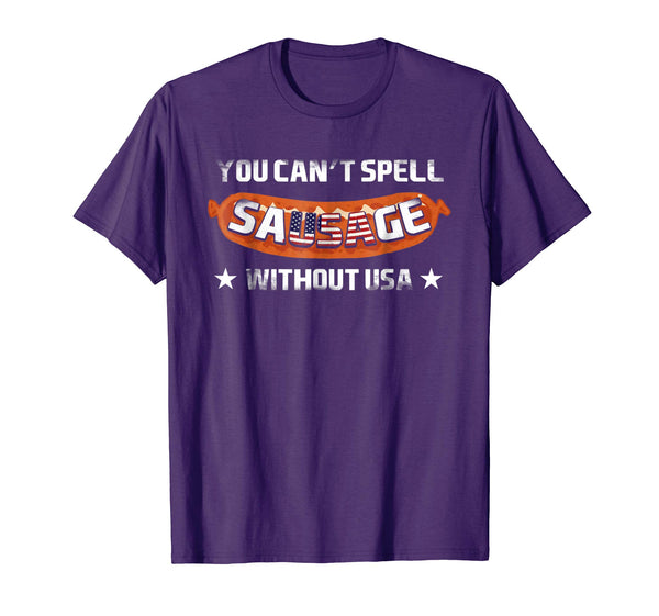 You can't spell sausage without USA Shirt 4th July Best Gift